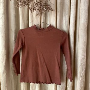 Zara • Mock Neck Top